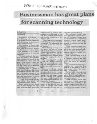 Businessman has great plans for scanning technology