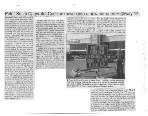 Peter Smith Chevrolet-Cadillac moves into a new home on Highway 14