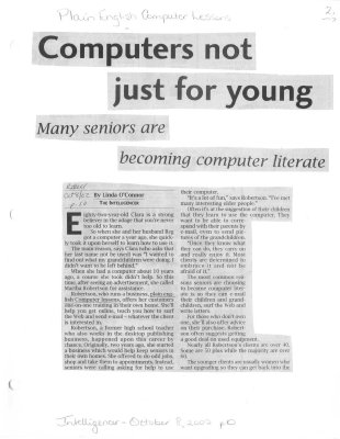 Computers not just for young