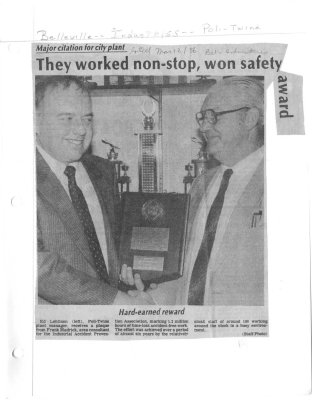 They worked non-stop, won safety award