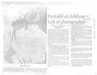 Portraits of children task of photographer