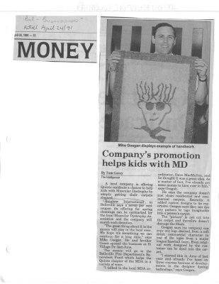 Company's promotion helps kids with MD