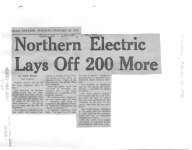 Northern Electric Lays Off 200 More