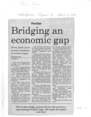 Bridging an economic gap