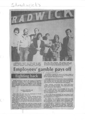 Employees' gamble pays off