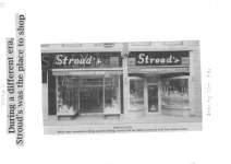 During a different era, Stroud's was the place to shop