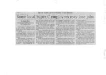 Some local Super C employees may lose jobs