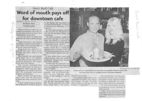 Word of mouth pays off for downtown cafe