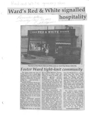 Remeber When: Ward's Red & White signalled hospitality