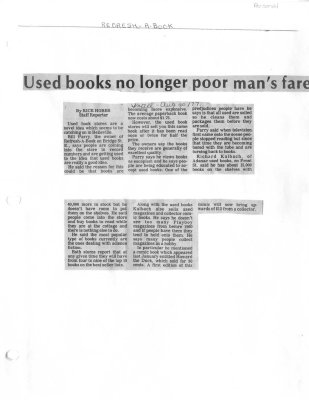 Used books no longer poor man's fare