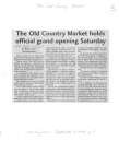 The Old Country Market holds official grand opening Saturday