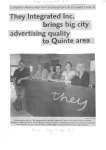 They Integrated Inc. brings big city advertising quality to Quinte area