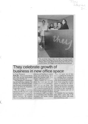 They celebrate growth of business in new office space