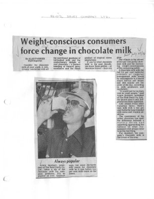 Weight-conscious consumers force change in chocolate milk