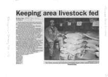 Keeping area livestock fed