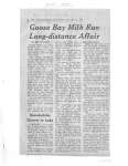 Goose Bay Milk run long-distance affair