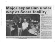 Major expansion under way at Sears facility