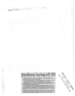 Northern laying off 105