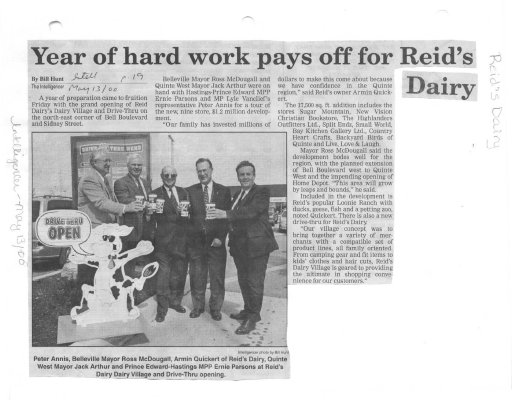 Year of hard work pays off for Reid's Dairy