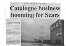 Catalogue business booming for Sears