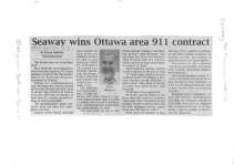 Seaway wins Ottawa area 911 contract
