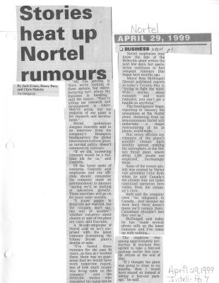 Stories heat up Nortel rumours