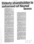 Elderly shareholder is ashamed of Nortel brass