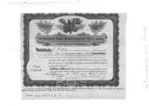 Springer Lock Manufacturing Company stock certificate