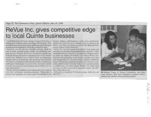 ReVue Inc. gives competitive edge to local Quinte businesses