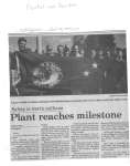 Plant reaches milestone