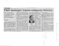 P&G manager traces company history