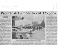 Procter & Gamble to cut 175 jobs
