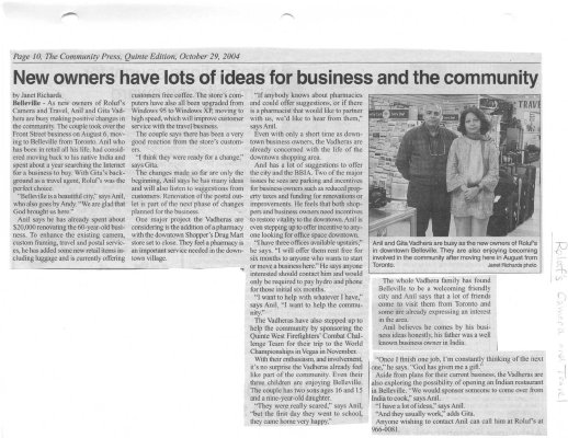 New owners have lots of ideas for business and the community