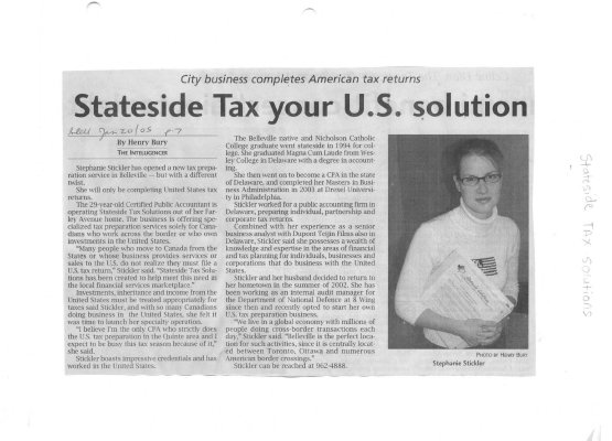 Stateside Tax your U.S. Solution