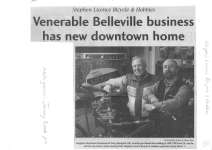 Venerable Belleville business has new downtown home