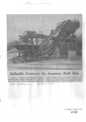 Belleville Conveyor for Japanese Built Ship