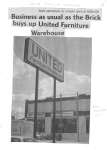 Business as usual as the Brick buys up United Furniture Warehouse