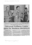 Universal Wellness Centre open for business downtown