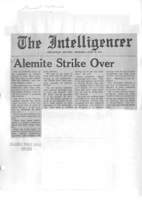 Alemit Strike Over