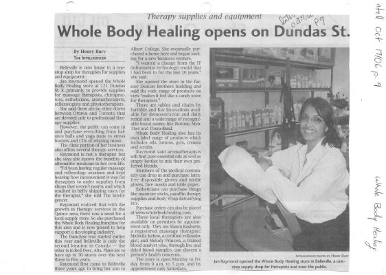 Whole Body Healing opens on Dundas St.