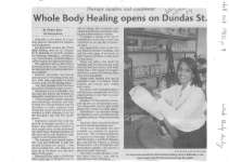 Whole Body Healing opens on Dundas St.