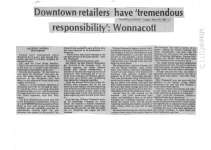 Downtown retailers have "tremendous responsibility": Wonnacott