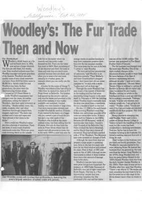 Woodley's: The Fur Trade Then and Now