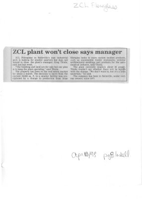 ZCL plant won't close says manager