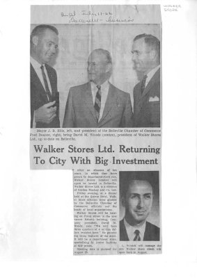 Walker Stores Ltd. Returning To City With Big Investment