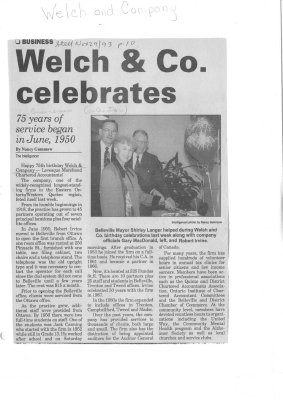 Welch & Co. celebrates