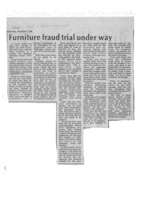 Furniture fraud trial under way