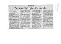 Suzanne still fights for her life