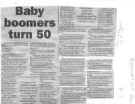 Baby boomers turn 50