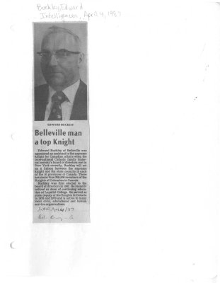 Belleville man a top Knight